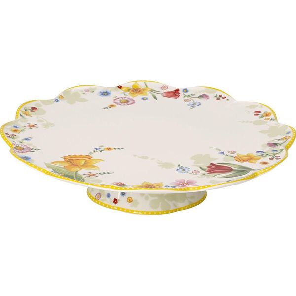 Piatto Da Torta Villeroy & Boch Spring Awakening Su Piede-image
