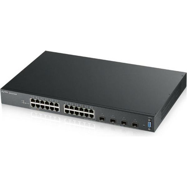 Zyxel XGS2210-28 Managed L2 Gigabit Ethernet (10/100/1000) 1U Schwarz-image