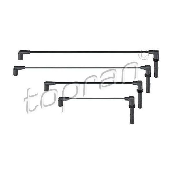 Topran 108 959 - Set Di Cavi Candela Per A2 (8Z), Toledo Ii (1M2), Leon (1M1), Polo (6N), New Beetle, Lupo (6E1, 6X1), Golf Iv (1J), Bora (1J)-image