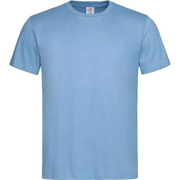 Maglietta Classica Stedman Da Uomo AB269 (2XL) (Azzurro)-image