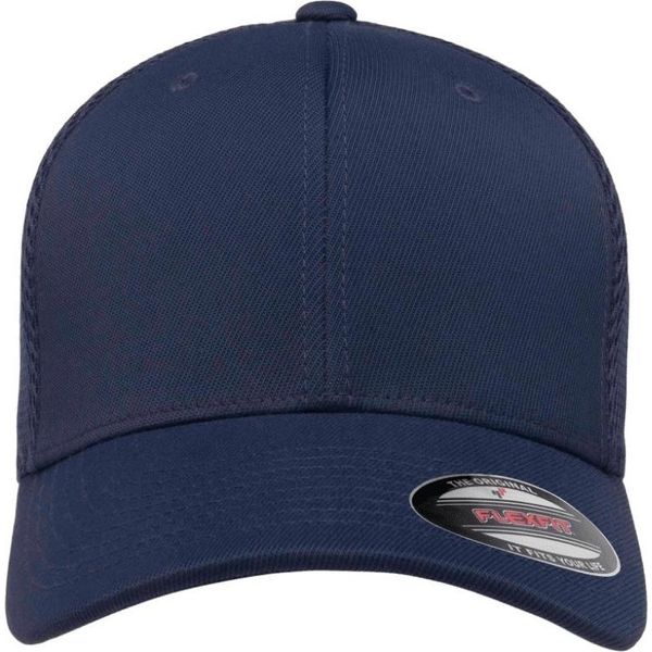 Flexfit By Yupoong Flexfit Tactel Mesh Baseballkappe RW7591 (S/M) (Marineblau)-image