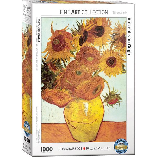 Puzzle Da 1000 Pezzi - Puzzle - Girasoli Di Vincent Van Gogh + Set Di 3 Accessori Per Puzzle-image