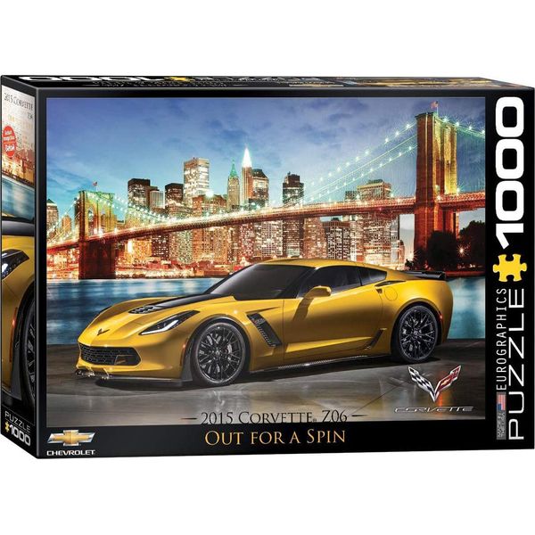 Puzzle Da 1000 Pezzi - Puzzle - Corvette Z 06 A New York + Set Di 3 Accessori Per Puzzle-image
