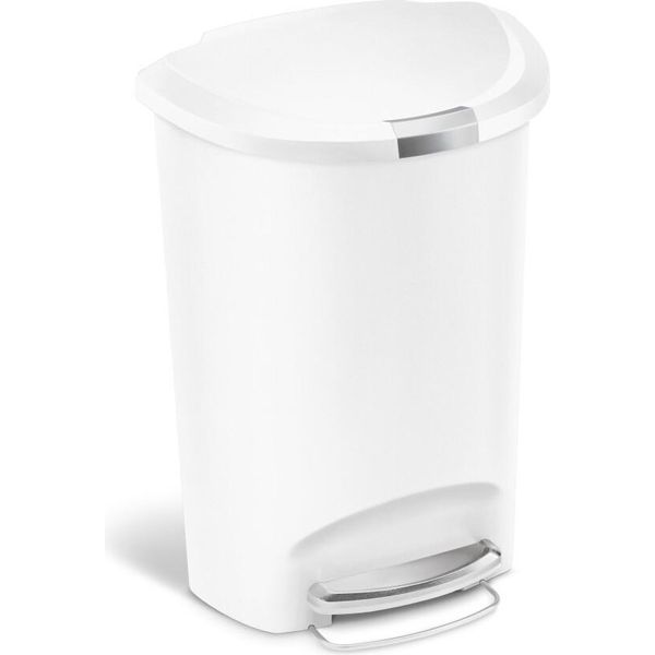 Simplehuman Cestini - Cestino Per Rifiuti 50 L, Bianco CW1356-image