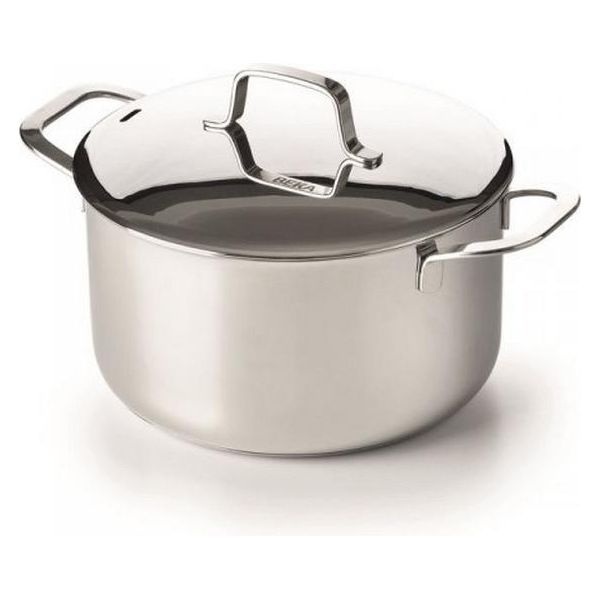 Casseruola In Acciaio Inox Da 24 Cm + Coperchio Beka 15021244-image