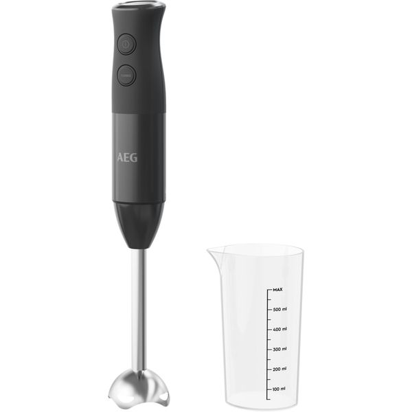 Frullatore A Mano Aeg HB4-1-4GG, Corpo In Plastica, 600 Watt, Contenitore Da 0,6 Litri, 2 Velocità-image