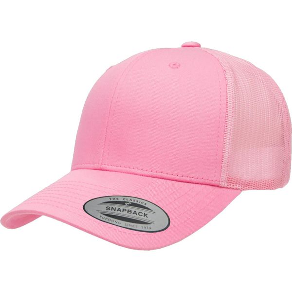Yupoong Flexfit Retro Trucker Kappe RW5391 (Taglia Unica) (Rosa)-image