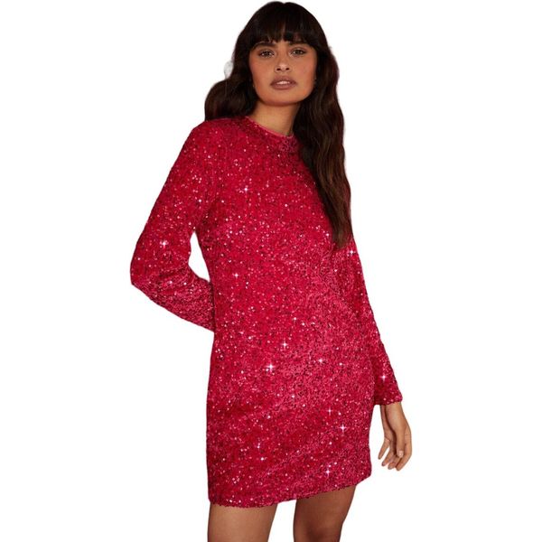 Dorothy Perkins - Mini Abito Da Donna DP4180 (44 It) (Rosa)-image