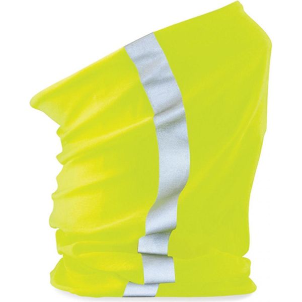 Beechfield B950 | Sciarpa Tubolare Morf Enhanced-Viz / Sciarpa Da Donna - Colore: Giallo Fluorescente - Taglia: Unica-image