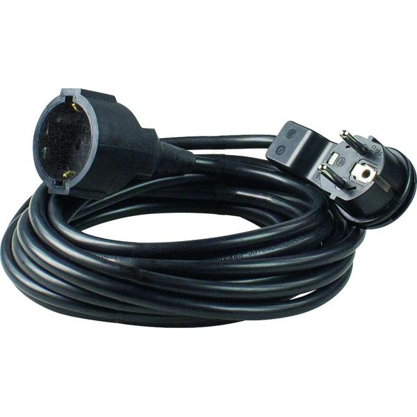 Cavo Di Prolunga As Schwabe In Pvc Con Spina Piatta E Contatto Di Messa A Terra (230V - 16A - IP20 - 5M Di Cavo)-image
