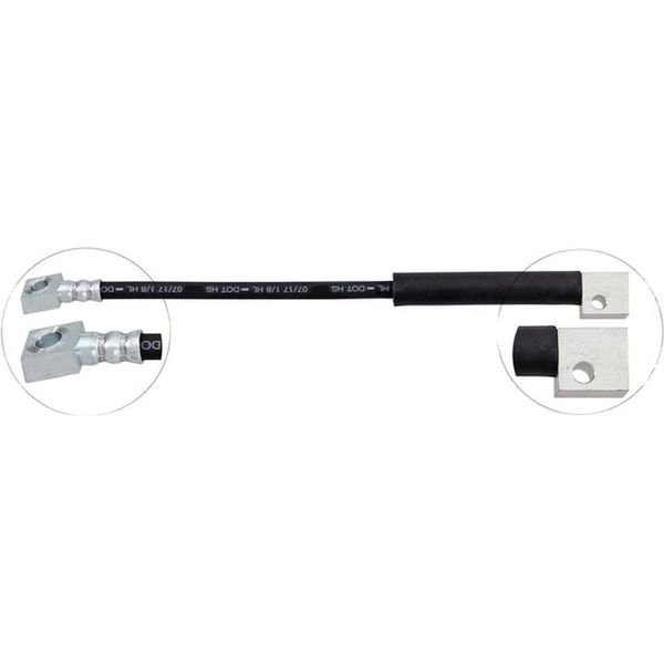 A.B.S. Sl 3390 Tubo Freno Anteriore Sinistro Per Opel Kadett E Cc (T85) Kadett E Berlina (T85) Kadett E Caravan (T85) Kadett E Furgone (T85)-image