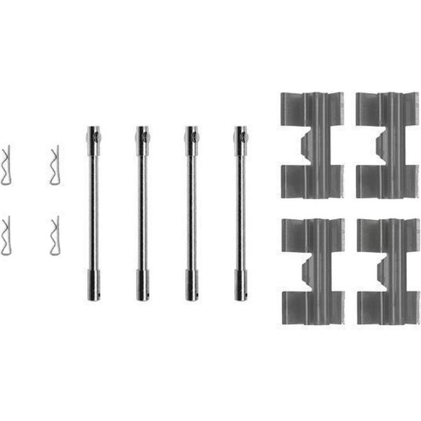 A.B.S. 0967Q Set Di Accessori Pastiglie Freno A Disco Anteriori Per Ford Transit Bus MK-4 (E) Transit Bus (V) Transit MK-4 Pianale/Telaio (E) Transit Furgone-image