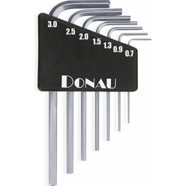 Donau Elektronik Set Di Chiavi A Esagono 820, 0,7...3 Mm, 7 Pezzi-image