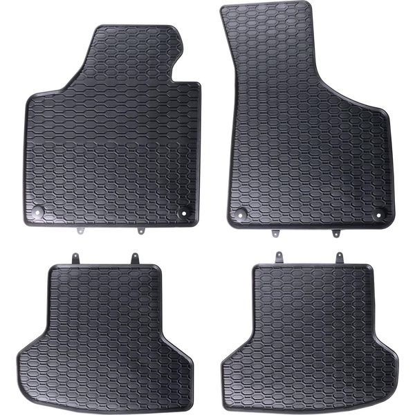 Tappetini Auto In Gomma Geyer & Hosaja Per Audi A3 2003-2012-image