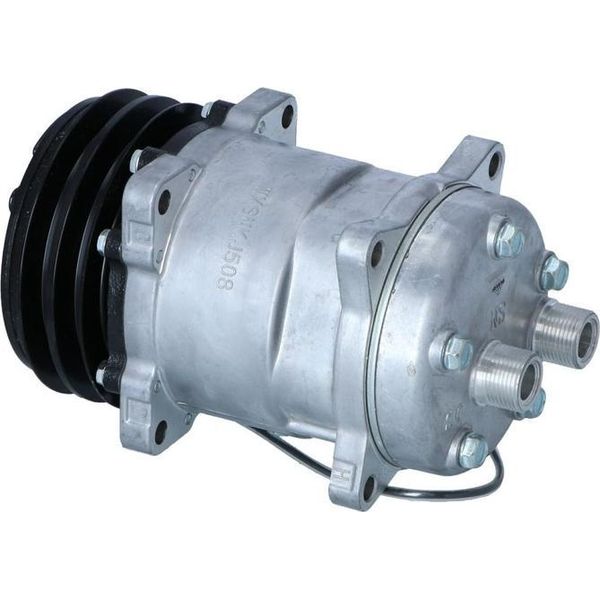 Compressore Aria Condizionata Con Doppia Cinghia Puleggia 132Mm Con Anello Di Tenuta Nrf Per Steyr-image