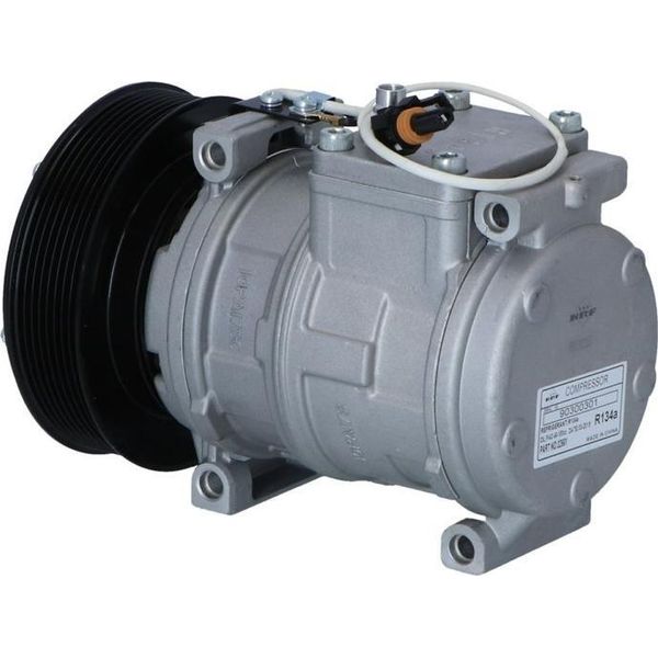 Compressore Aria Condizionata Con Puleggia A Cinghia Scanalata A V 140Mm Nrf Per Johndeere-image