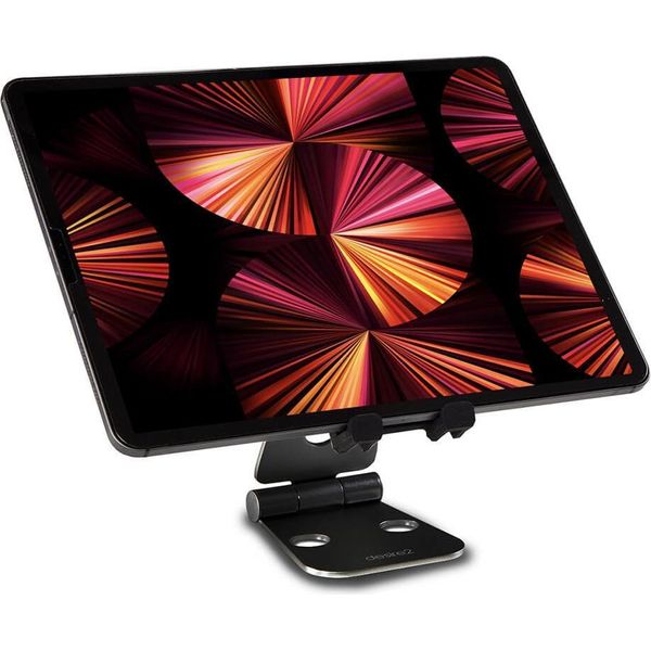 DESIRE2 Supporto Da Scrivania A Doppio Snodo Per Tablet E Cellulare Nero-image