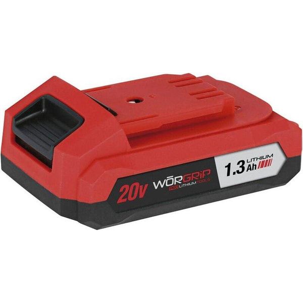 Worgrip Batterie 1.3Ah 20V Rot Rot Taglia Unica-image