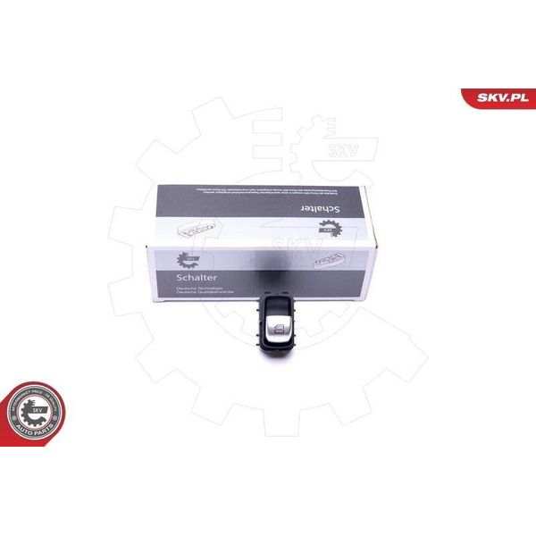 Esen Skv 37SKV342 Interruttore Alzacristalli Adatto Per MERCEDES-BENZ Classe C Station Wagon (S205) Anteriore Destro Posteriore Sinistro Posteriore Destro Alzacristalli-image