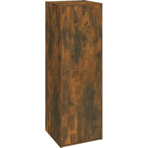 Syfax™ Mobile Tv Rovere Fumo 30,5X30X90 Cm In Legno Multistrato-image