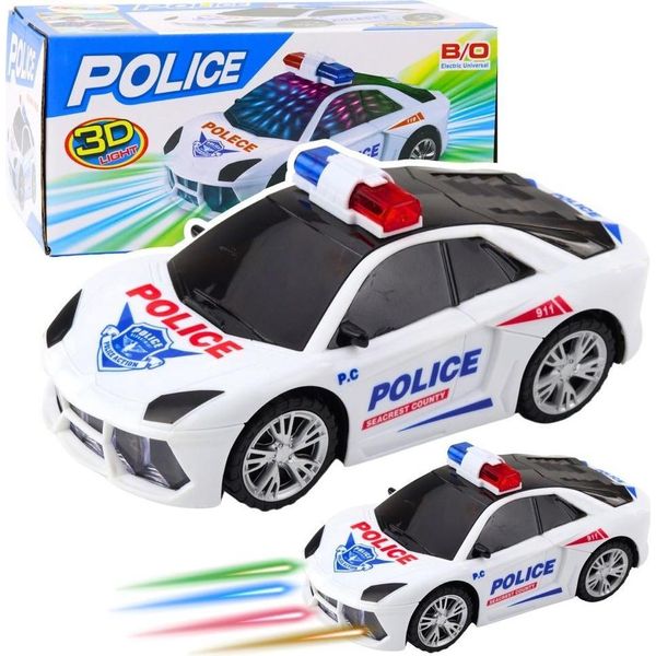Auto Della Polizia Interattiva Con Luci E Suoni-image