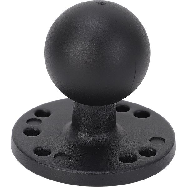 Supporto A Sfera Da 1,5 Pollici Con Piastra Rotonda Con Foro Amp In Lega Di Alluminio Per Il Montaggio Del Martinetto Braccio A Doppia Caverna Di Dimensioni C-image