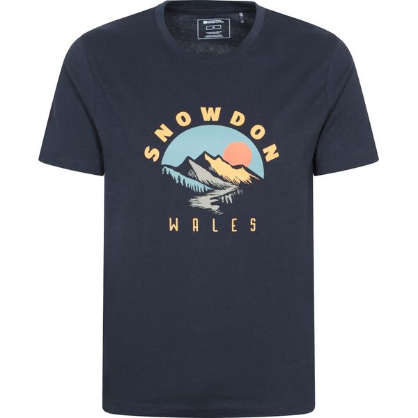 Mountain Warehouse - Maglietta "Snowdon"" Da Uomo A Manica Corta MW4150 (L) (Blu Marino)"-image