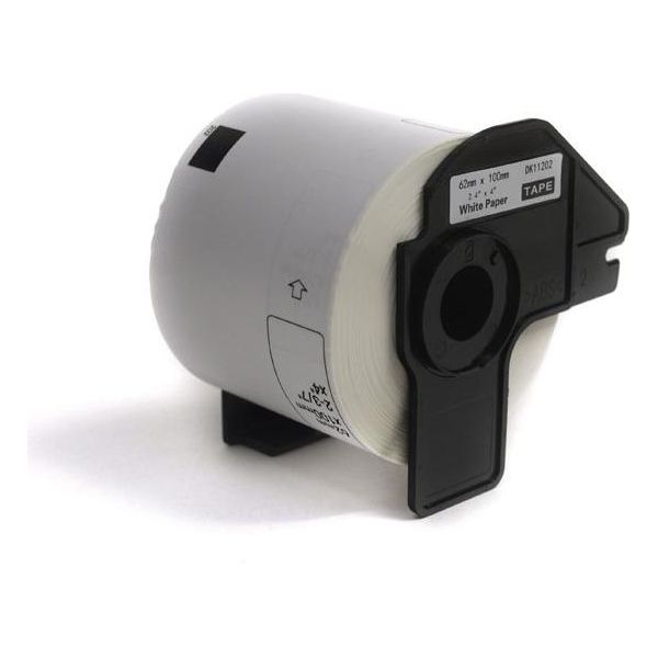 Etichette Jetworld Brother Dk Di Ricambio Nero Su Bianco 62Mm*100Mm*300 Pz. DK11202, DK-11202, DK11.202-image