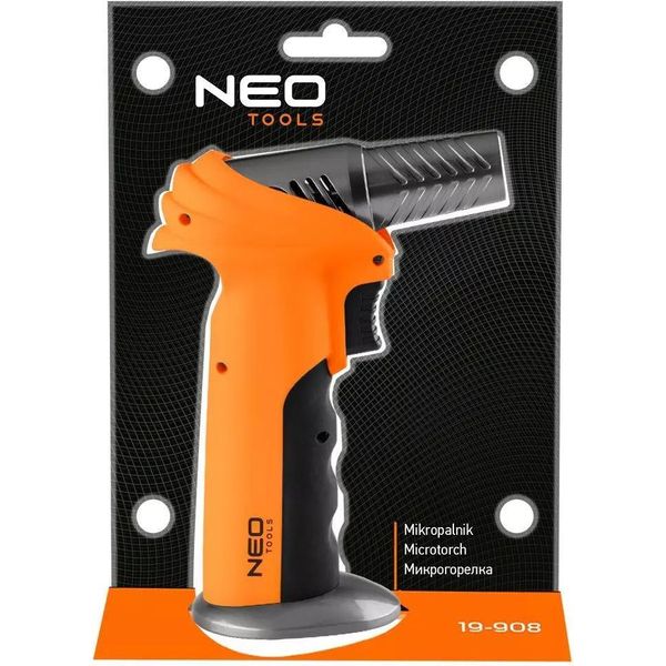 Potente Microbruciatore A Gas Neo Tools Con Accensione Piezoelettrica - Funzione Di Lavoro A 360°, Serbatoio Del Gas Da 10 G-image