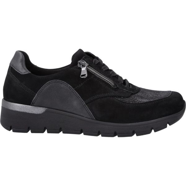 WaldläUfer K Scarpe Da Donna - Scarpe Basse Comode E Stringate Nero Tempo Libero Nuovo-image