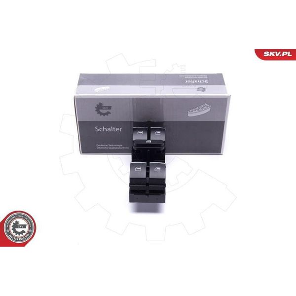 Esen Skv 37SKV171 Interruttore Alzacristalli Per Vw Passat Variant (365) Interruttore Alzacristalli Anteriore Sinistro-image