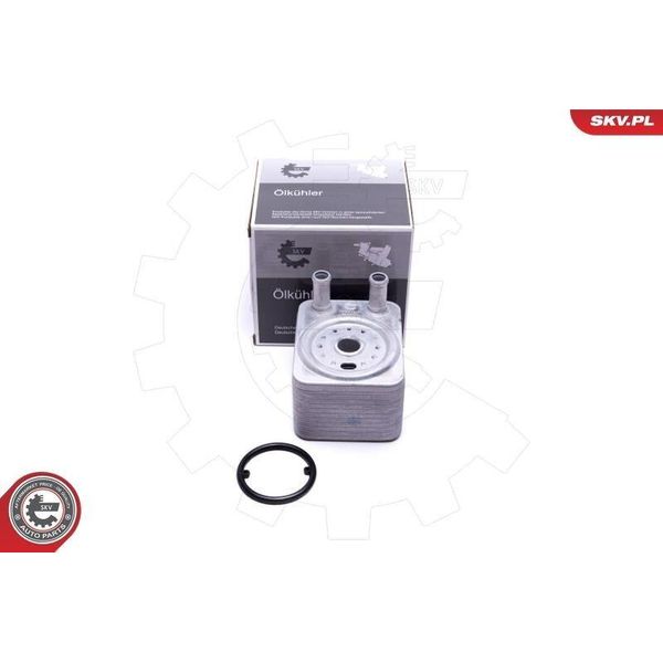 Esen Skv 31SKV208 Radiatore Dell'olio Olio Motore Per Vw Golf Iv Hatchback (1J1) Golf V Hatchback (1K1) Polo (9N) Golf Vi (5K1) Touran (1T1, 1T2) Passat Variant-image