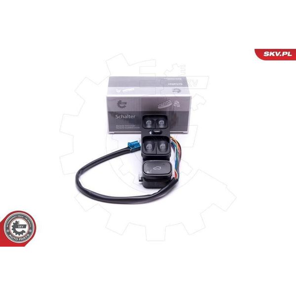 Esen Skv 37SKV179 Interruttore Alzacristalli Adatto Per MERCEDES-BENZ Clk (C209) Interruttore Alzacristalli Anteriore E Posteriore-image