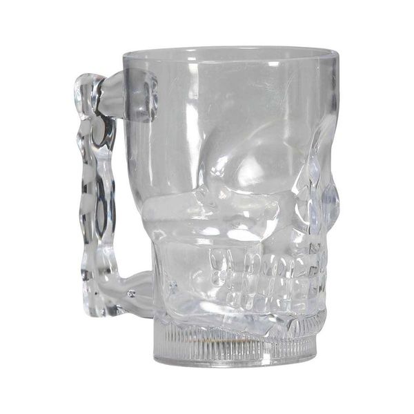 Tazza Party Teschio Luminoso - Scheletro - Halloween - 10 X 14 Cm - 700 Ml-image