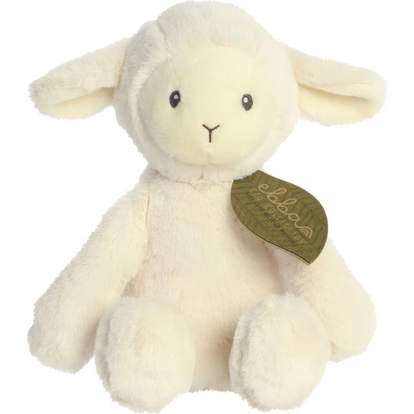 Aurora, 23355, Ebba Baby Eco Laurin, 32 Cm, Peluche Ecologico, Bianco-image