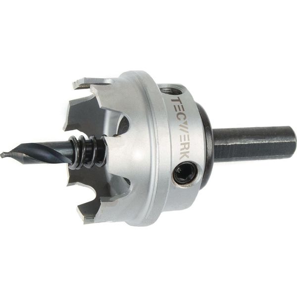 Sega A Tazza Ø 23 Mm Profondità Di Taglio 4 Mm Punta In Metallo Duro Con Punta E Molla-image