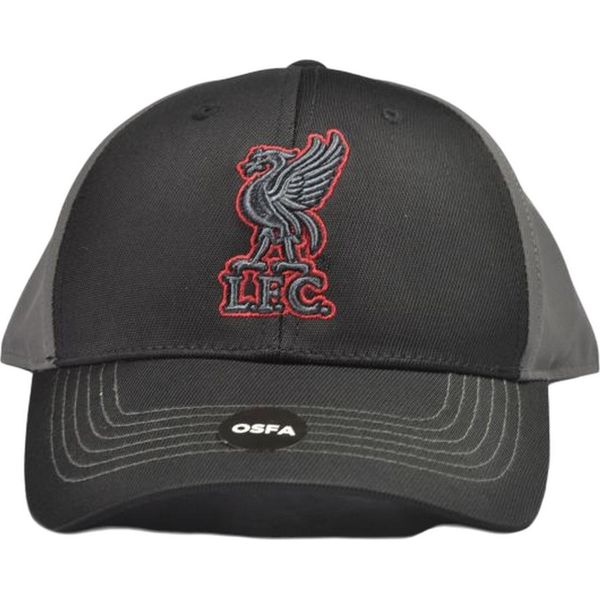Liverpool Fc - Cappellino Da Baseball BS5793 (Taglia Unica) (Antracite/Rosso)-image