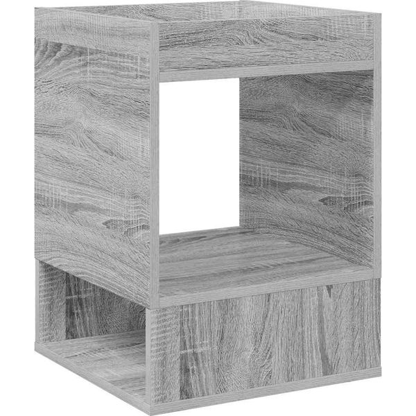 Syfax™ Tavolino Grigio Sonoma 40 X 40 X 56 Cm Legno Multistrato-image
