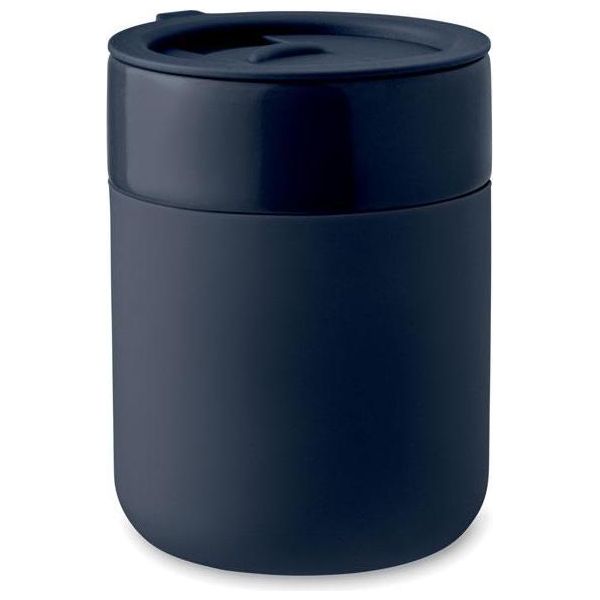 Midocean - Tazza Per Bere "Qeram"", Ceramica, 330Ml MO396 (Taglia Unica) (Blu Scuro)"-image