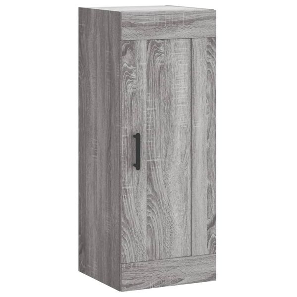 Syfax™ Mobile A Parete Grigio Sonoma 34,5X34X90 Cm Legno Multistrato-image