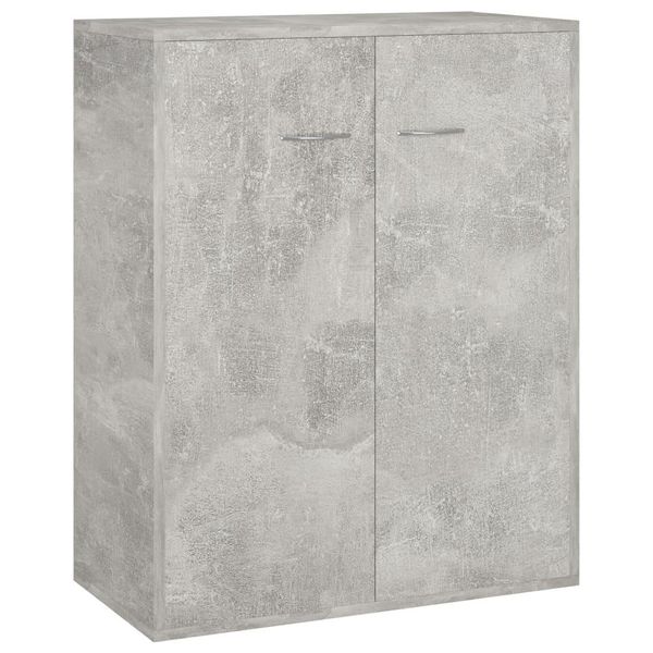 Syfax™ Credenza Grigio Cemento 60X30X75 Cm In Legno Multistrato-image