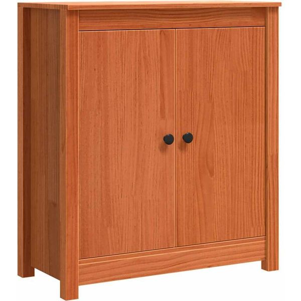 Syfax™ Credenza Marrone Cerato 70 X 35 X 80 Cm Pino Massello-image