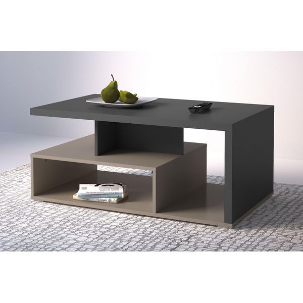 Couchtisch Home Affaire "Serio", Braun (Congo, Antrazit, Antrazit), B:100Cm H:45Cm T:60Cm, Tische, Couchtisch, Breite 100 Cm-image