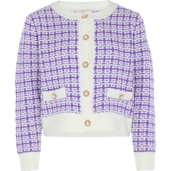 Maglione Da Donna Aleva - Bianco Lana Lilla, Xl/Xxl-image