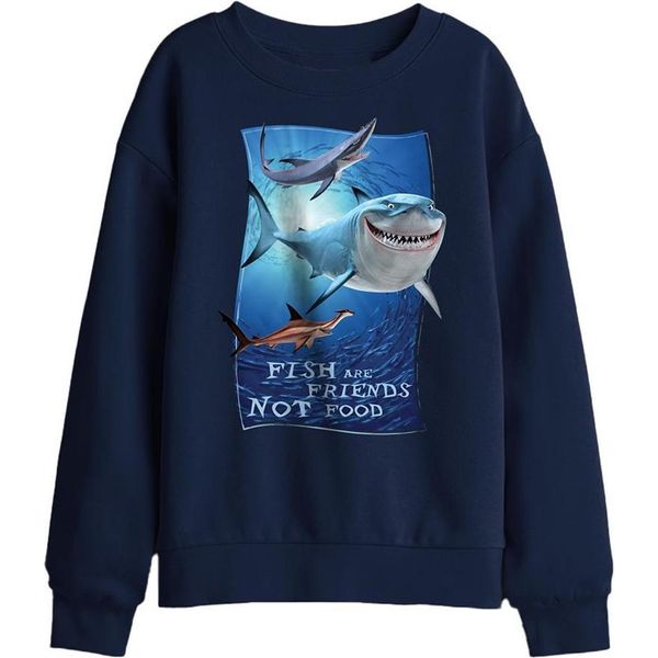 Finding Nemo - Felpa "Fish Are Friends"" Per Bambini TV29448 (152-158) (Marine)"-image