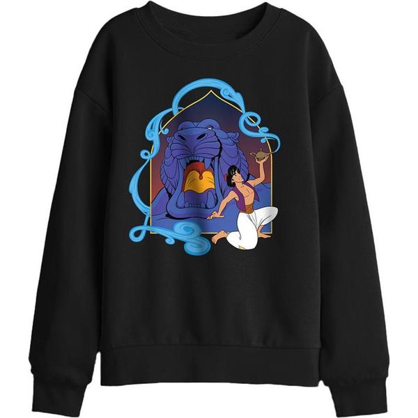 Aladdin - Felpa Per Bambini "The Magic Lamp At The Cave Of Wonders"" TV29429 (116) (Nero)"-image