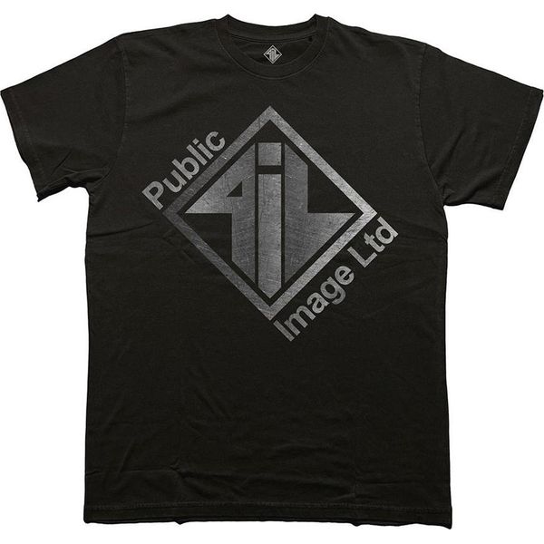 Pil (Public Image Ltd) - T-Shirt Unisex Da Uomo/Donna, Garzata RO15410 (L) (Nero)-image