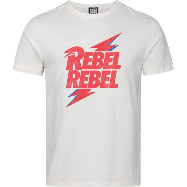 David Bowie - Maglietta "Rebel Rebel"" Per Uomo/Donna Unisex GD4255 (S) (Bianco Antico)"-image