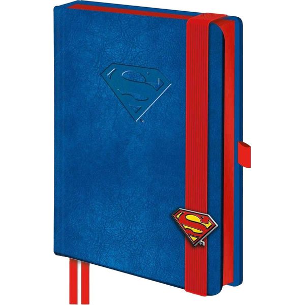 Dc Comics - Taccuino "Luxe"" Superman PM13086 (Taglia Unica) (Blu/Rosso)"-image