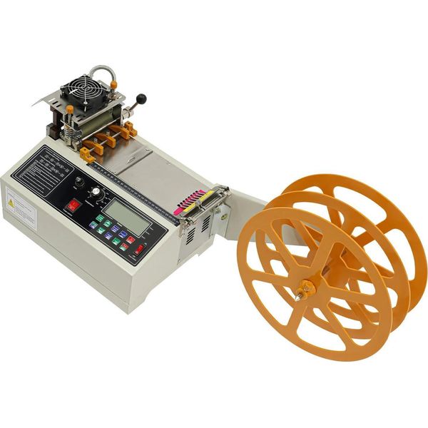 Taglierina Per Nastri E Cinghie - Automatica - Taglio A Caldo E A Freddo - Per Nastri, Cinghie E Nastri Tessili - Con 3 Supporti Di Fissaggio - Bianca-image